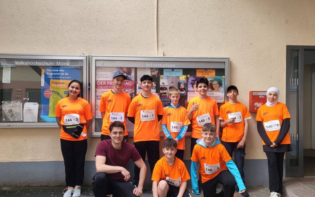 Mit Teamgeist und Ausdauer – Die Anne-Frank-Realschule plus beim Gutenberg-Marathon 2025
